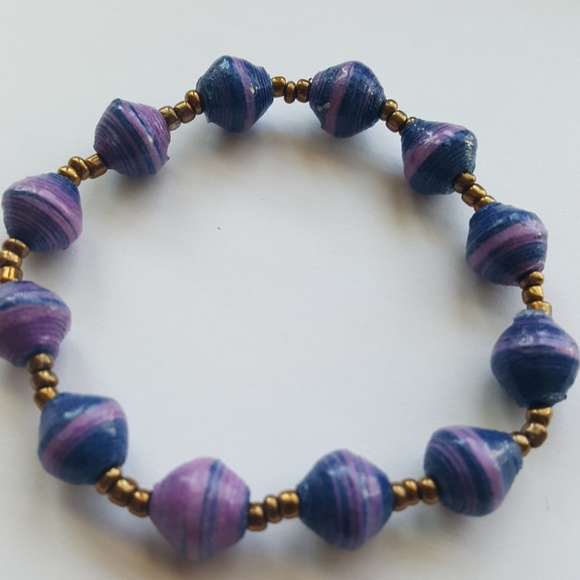 Blue 💙💜 Purple Swirl Bracelet - Picture 2 of 3